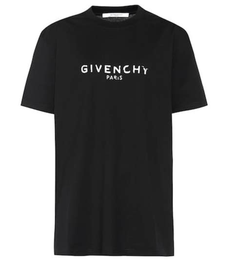 givenchy printed cotton t shirt